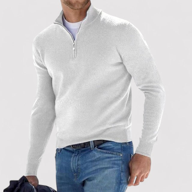 Strictly Men | Men's Knitted Half Zip Jumper