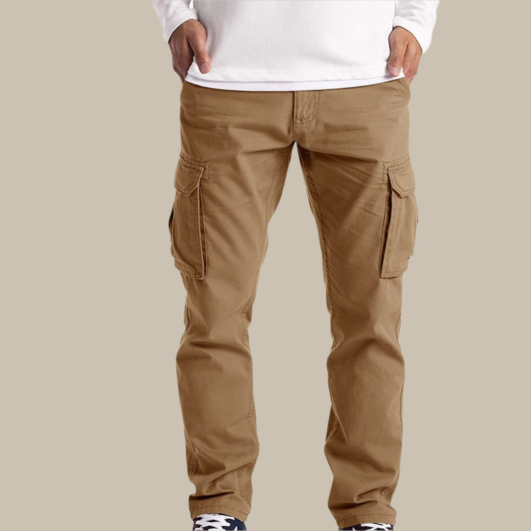 Men's Cargo Pants - Comfortable Stretch Trousers