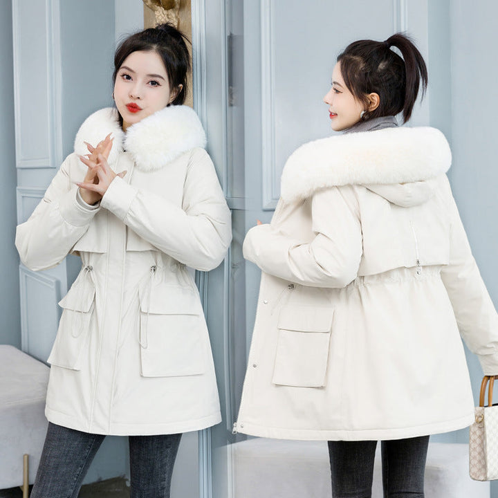 Emma Parka: The Ultimate Long Padded Winter Coat with Fur Collar for Women - Stay Warm in Style