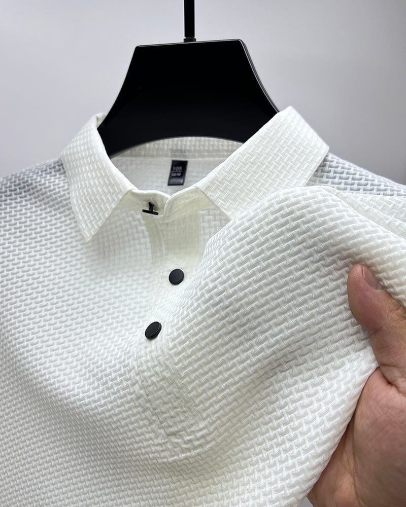 Men's Premium Polo Shirt – Smart Casual Cotton Piqué with Tailored Fit