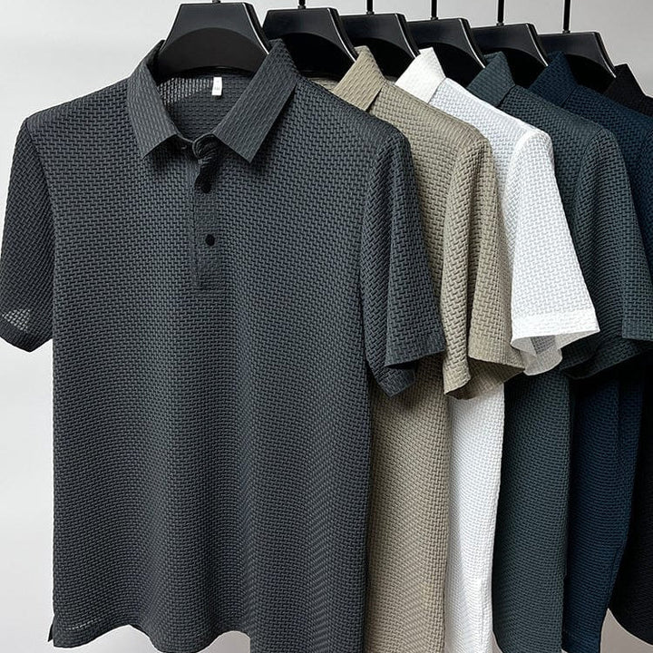 Men's Premium Polo Shirt – Smart Casual Cotton Piqué with Tailored Fit