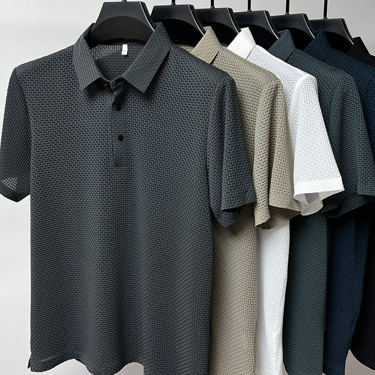 Men's Premium Polo Shirt – Smart Casual Cotton Piqué with Tailored Fit