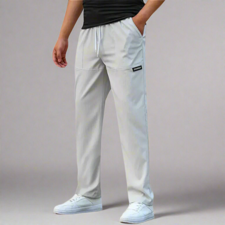 Men's Casual Loose Fit Elastic Stretch Joggers with Comfortable Relaxed Design