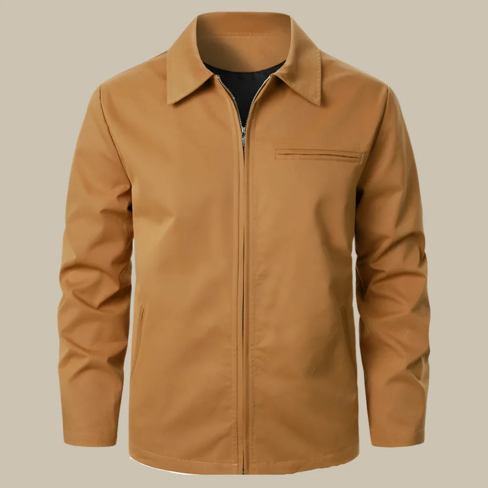 Men's Casual Suede Bomber Mid-season Jacket