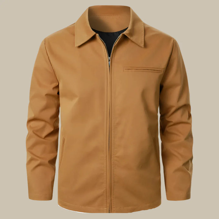 Men's Casual Suede Bomber Mid-season Jacket