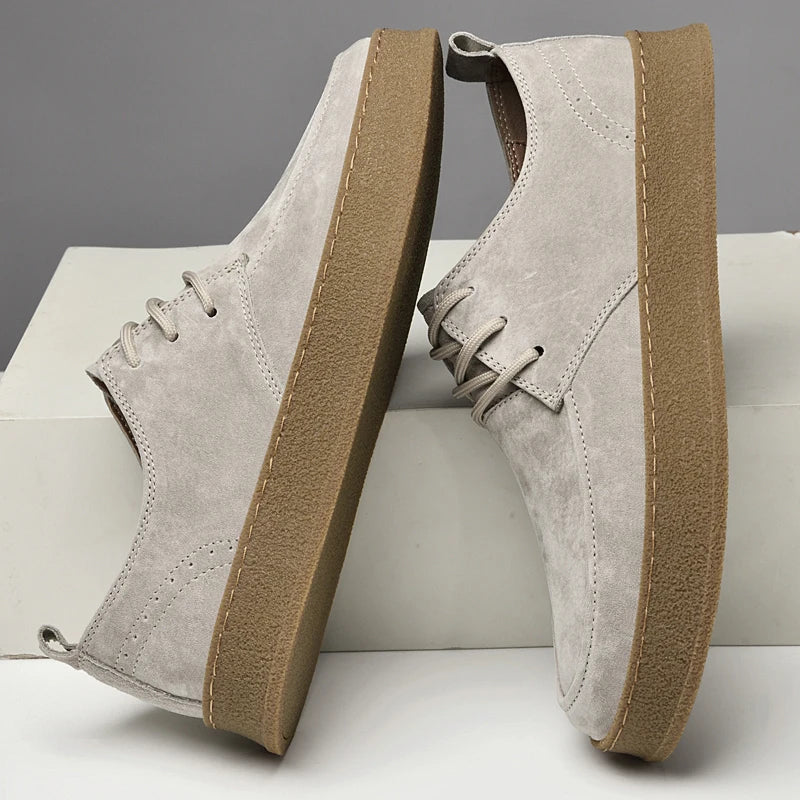 Premium Men's Suede Trainers – Stylish & Comfortable Footwear