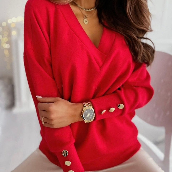 Elegant Women's Winter Sweater - Stylish Knitwear for the Fall/Winter Season