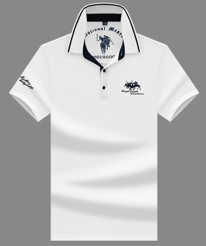 Men's Classic Polo Shirt with Royal Polo Club Logo – Timeless Smart Casual Style