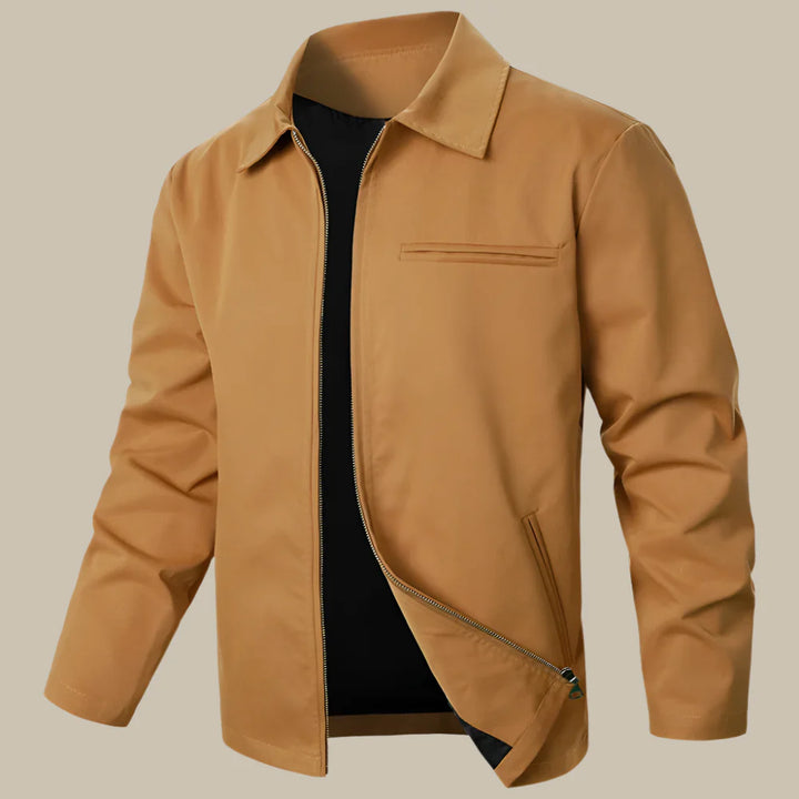 Men's Casual Suede Bomber Mid-season Jacket