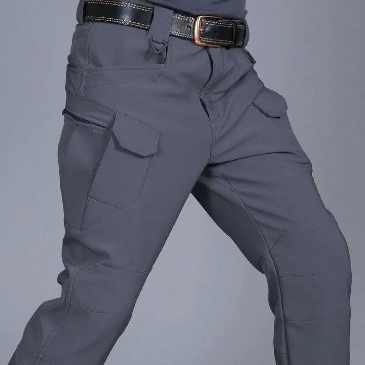 Thermal Cargo Trousers for Men – Waterproof Outdoor Hiking Pants for Cold Weather
