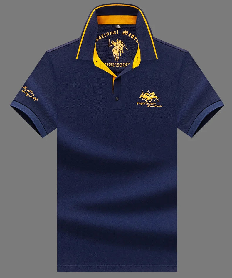 Men's Classic Polo Shirt with Royal Polo Club Logo – Timeless Smart Casual Style
