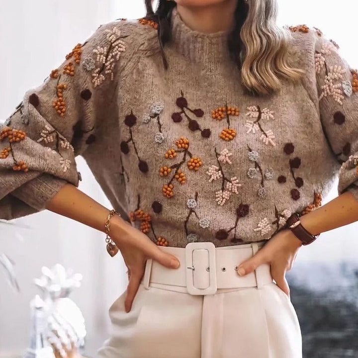 Chic Cozy Knit Pullover for Women - Essential Fall & Winter Wardrobe Staple