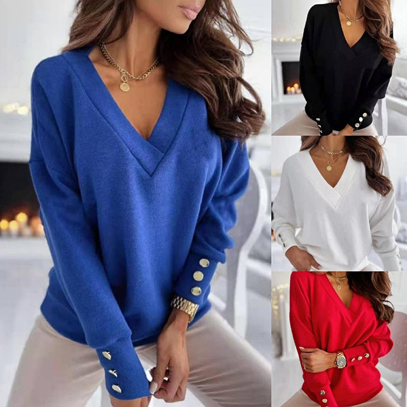 Elegant Women's Winter Sweater - Stylish Knitwear for the Fall/Winter Season