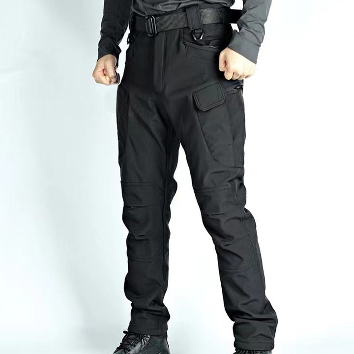 Thermal Cargo Trousers for Men – Waterproof Outdoor Hiking Pants for Cold Weather