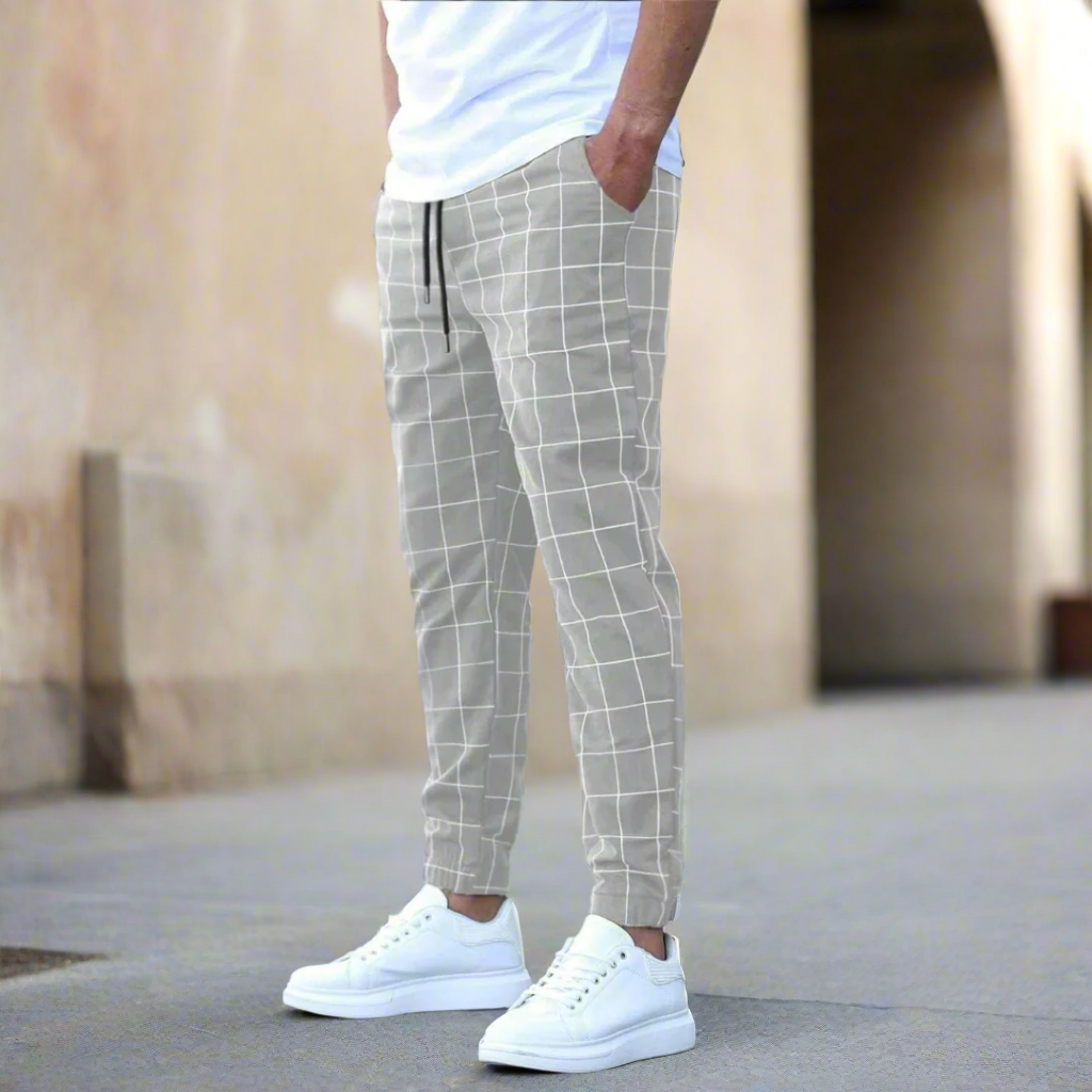 Men's Slim Fit Chinos – Casual Stretch Trousers for Everyday Wear