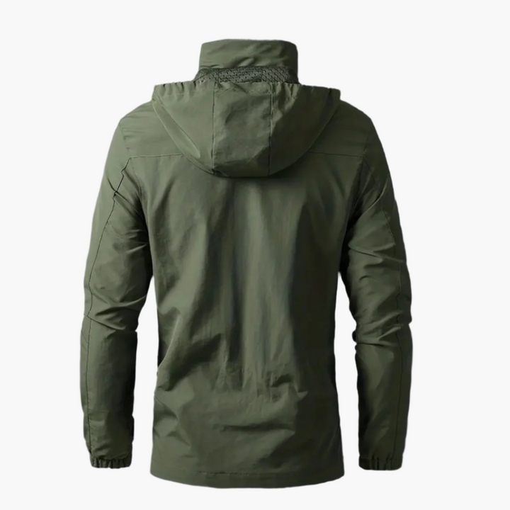 Men's Waterproof Windbreaker – Lightweight Rain Jacket for Outdoor Activities & Hiking