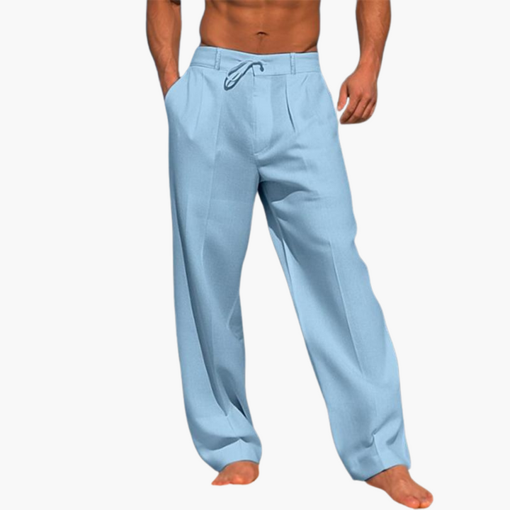 Wide Airy Pleated Trousers