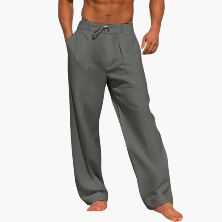 Wide Airy Pleated Trousers
