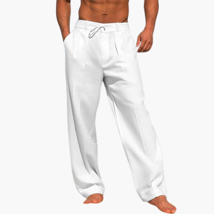 Wide Airy Pleated Trousers