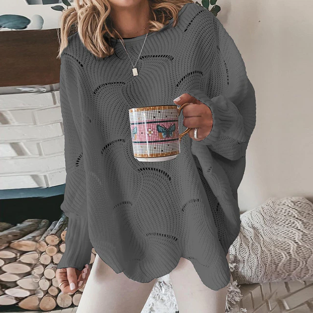 Lightweight Women's Winter Pullover - Versatile Layering Piece for Fall/Winter