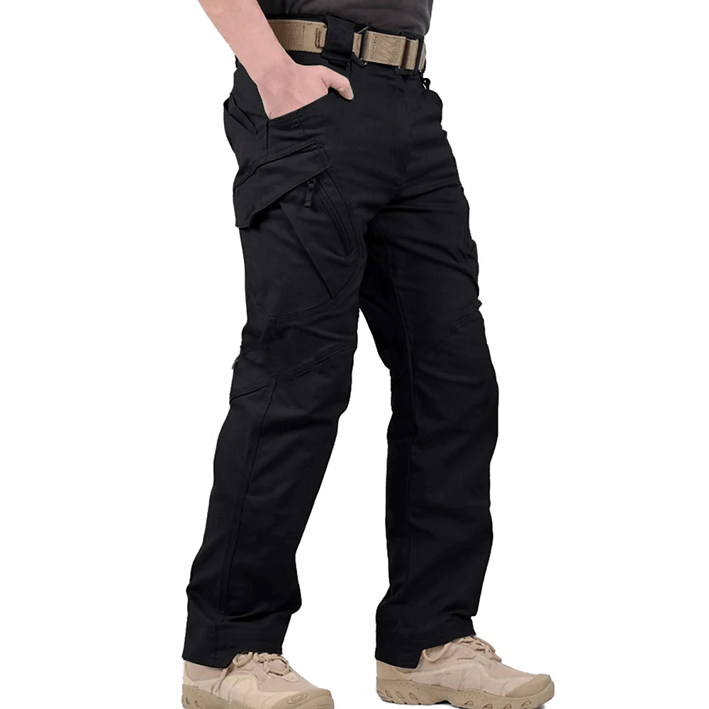 Men's Flexible Outdoor Stretch Cargo Trousers with Comfortable Regular Fit