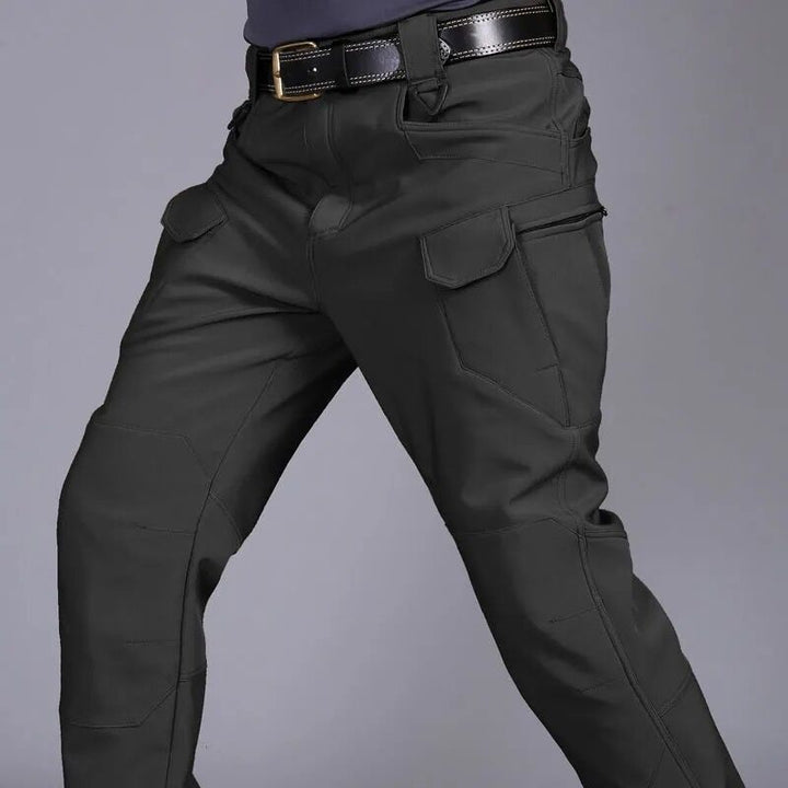 Thermal Cargo Trousers for Men – Waterproof Outdoor Hiking Pants for Cold Weather