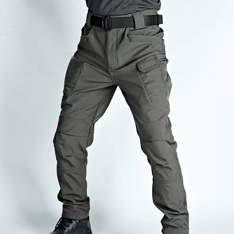 Thermal Cargo Trousers for Men – Waterproof Outdoor Hiking Pants for Cold Weather
