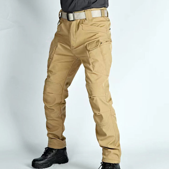 Thermal Cargo Trousers for Men – Waterproof Outdoor Hiking Pants for Cold Weather