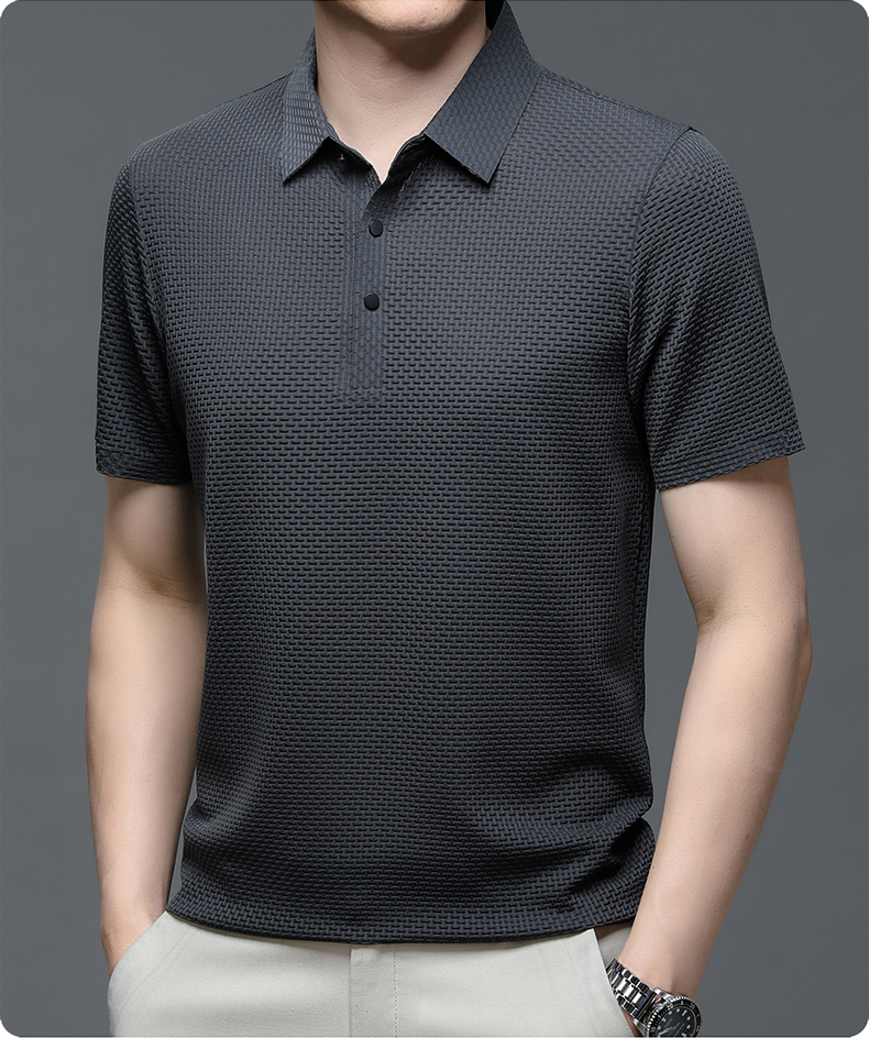 Men's Premium Polo Shirt – Smart Casual Cotton Piqué with Tailored Fit