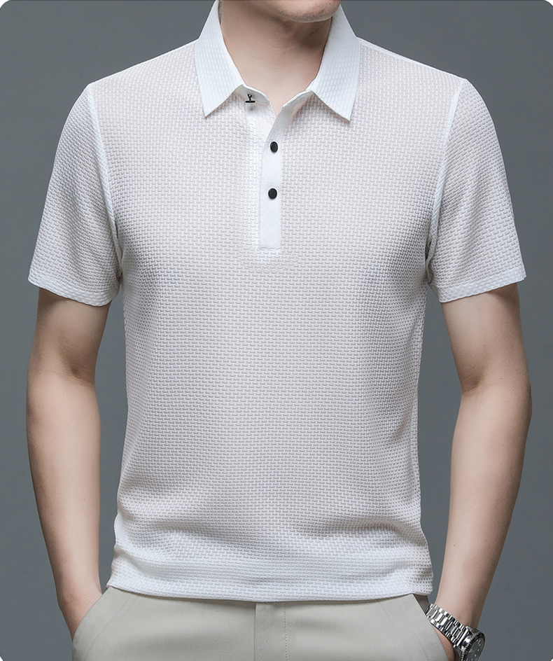 Men's Premium Polo Shirt – Smart Casual Cotton Piqué with Tailored Fit
