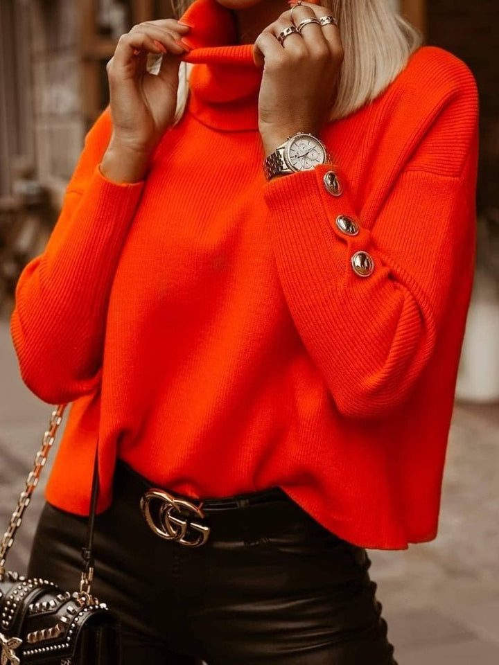 Cozy Winter Turtleneck Sweater for Women - Elegant & Trendy