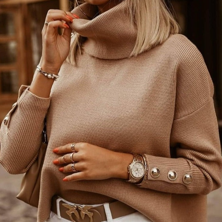 Cozy Winter Turtleneck Sweater for Women - Elegant & Trendy